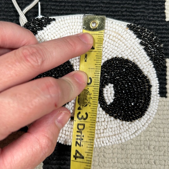 Adorbs, beaded panda, coin purse!! - Picture 8 of 9